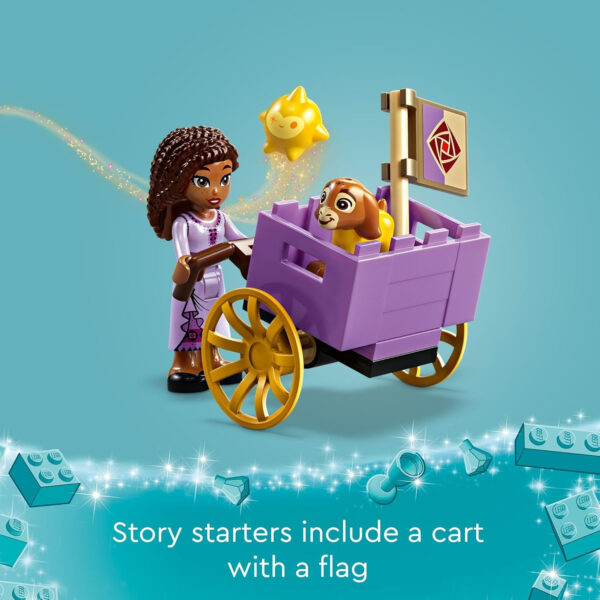 LEGO Disney Wish: Asha in The City of Rosas 43223 Building Toy Set, A Buildable Model from The Disney Movie to Inspire Adventures and Creative Play, A Fun Gift for Kids and Fans Ages 6 and up - Image 6