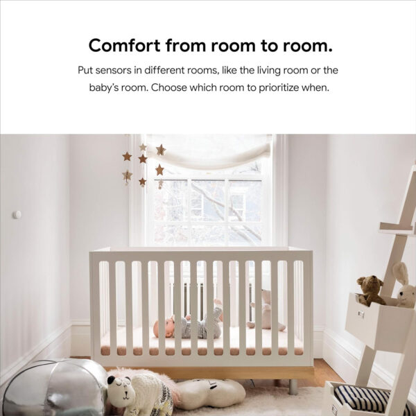 Google Nest Temperature Sensor - Nest Thermostat Sensor - Nest Sensor That Works with Nest Learning Thermostat and Nest Thermostat E - Smart Home, White - Image 5