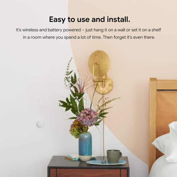 Google Nest Temperature Sensor - Nest Thermostat Sensor - Nest Sensor That Works with Nest Learning Thermostat and Nest Thermostat E - Smart Home, White - Image 8