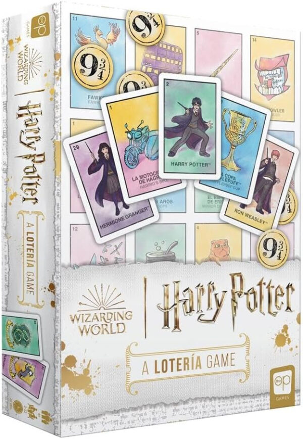 Harry Potter Loteria Game - Bingo Style with Custom Artwork Inspired by Mexican Culture