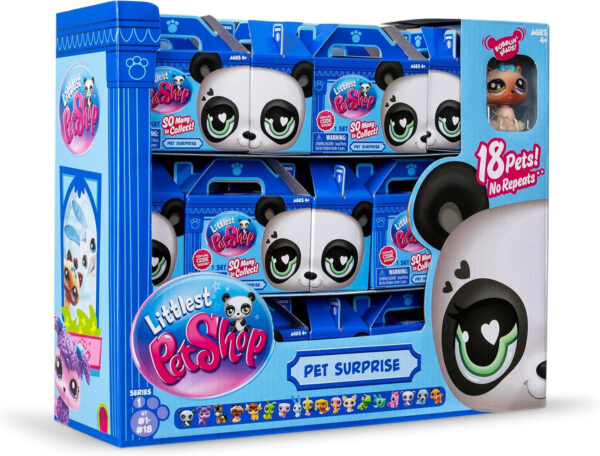 Littlest Pet Shop, 18 Pets Collector Set, Pet Surprise Display - Gen 7, Pets 1 - 18, Authentic LPS Bobble Head Figure, Collectible Imagination Toy Animal, Kidults, Girls, Boys, Kids, Tweens Ages 4+ - Image 6