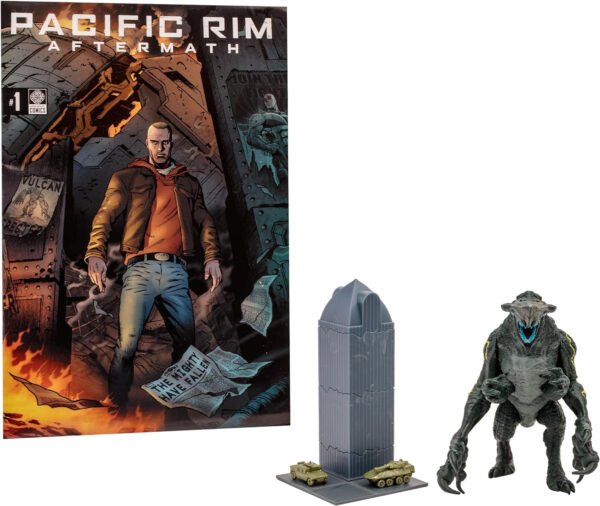 Pacific Rim McFarlane Toys Knifehead (Kaiju) 4" Scale Figure Playset with Comic