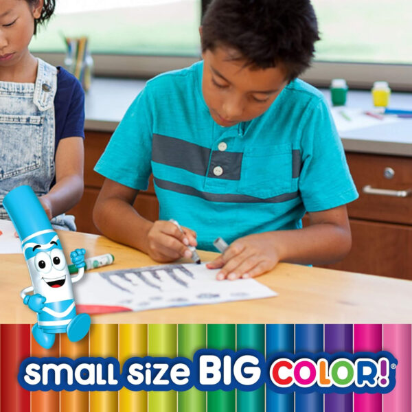 KS Crayola 24 Pip-Squeaks Skinnies Fine Line Washable Markers - Image 5