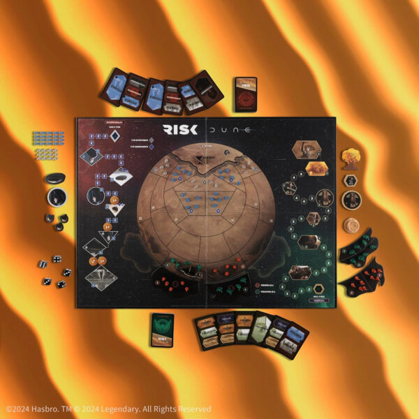 Risk: Dune Strategy Board Game, for Dune Fans, War Game Based on The Dune Movie Franchise, Official Dune Merchandise & Collectible, Ages 10 & Up, 2 or 4 Players, 60+ Minutes Play Time - Image 6