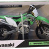 New Ray - Kawasaki KX 450F Green, White 1:12 - Diecast Motorcycle 58103 S - Image 2