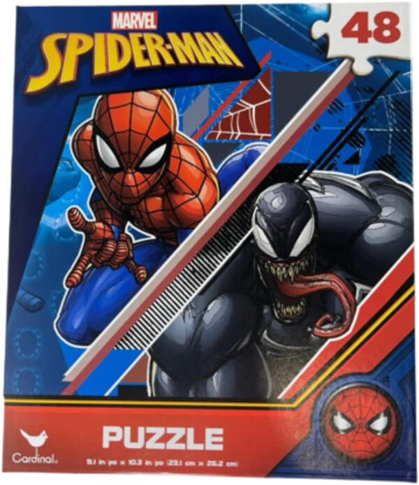 3 Pk. Marvel Spider-Man 48 Piece Jigsaw Puzzle (Assorted Designs) - Image 3