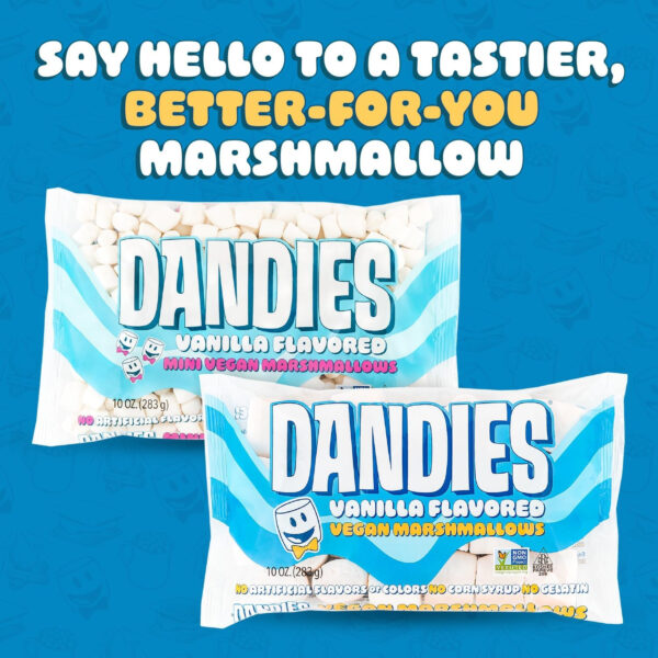 Dandies - Vegan Marshmallows, Vanilla, 10 Ounce (Pack of 4) - Image 6